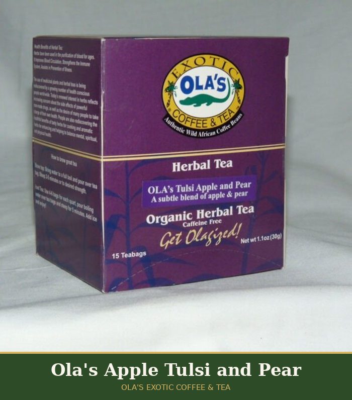 Ola's Apple Tulsi and Pear