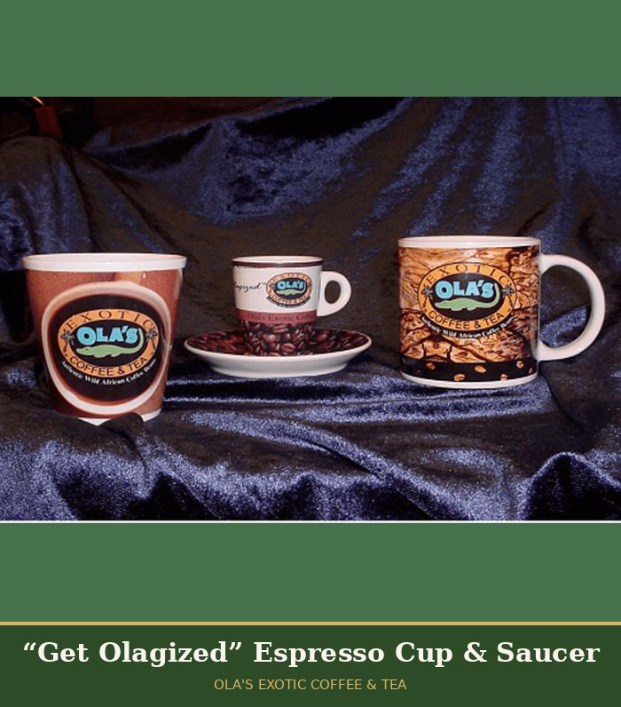 Get Olagized Espresso Cup & Saucer